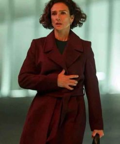 Shop Indira Varma The Night Manager S02 Maroon Coat