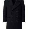 Buy Jason Statham Shelter Black Wool Coat