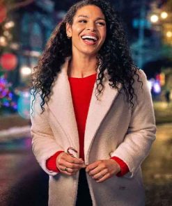 Shop Jordin Sparks Merry Little Mistery White Sherpa Jacket