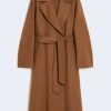 Buy Man Vs Baby Kelly Hampson Brown Wrap Coat