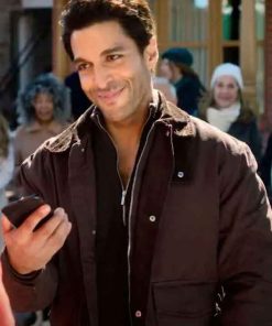 Shop Keon Alexander Merry Little Mistery Brown Cotton Jacket