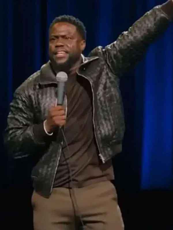 Shop Kevin Hart Acting My Age Leather Jacket