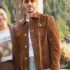 Shop Kevin Jonas Camp Rock 3 Brown Jacket