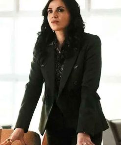 Shop Lana Parrilla The Rainmaker 2025 Jocelyn Stone Green Blazer