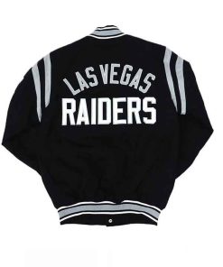 Shop Las Vegas Raiders Tailback Black Varsity Jacket