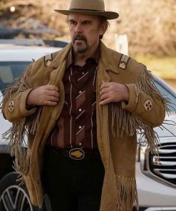 Shop Lee Raybon The Lowdown Ethan Hawke Brown Leather Jacket