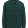 Shop Mackinaw Green Wool Coat Available For Women
