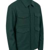Buy Mackinaw Green Wool Coat