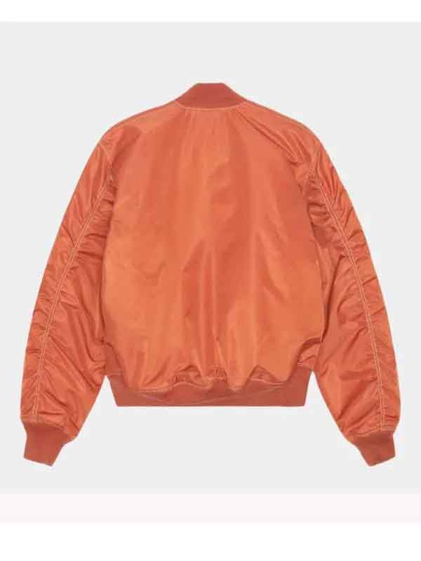 Buy Margo Millet Margo’s Got Money Troubles Elle Fanning Orange Bomber Jacket