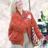 Shop Margo Millet Margo’s Got Money Elle Fanning Orange Bomber Jacket