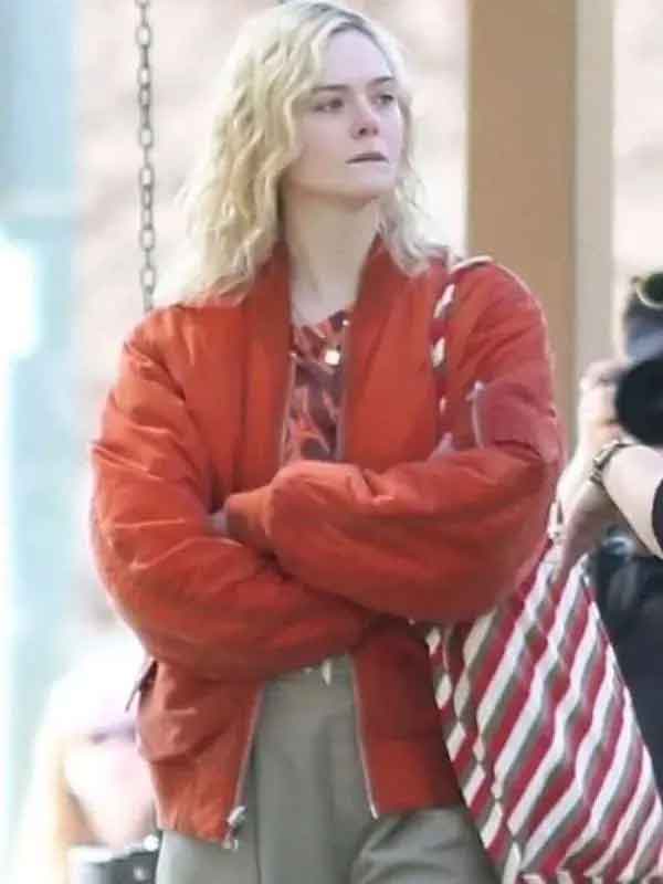 Buy Margo Millet Margo’s Got Money Troubles Elle Fanning Orange Jacket