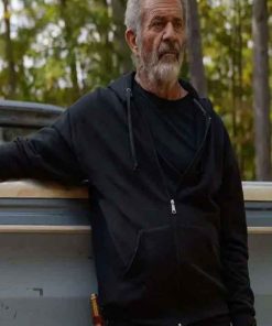 Shop Mel Gibson Hunting Season Black Hoodie