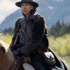 Buy Michael Greyeyes The Abandons Black Trench Coat