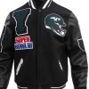 Buy NY Jets Mashup Rib Varsity Wool-Jacket