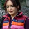 Shop Olivia Cooke The Girlfriend 2025 Cherry Laine Puffer Vest