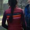 Shop Olivia Cooke The Girlfriend 2025 Cherry Laine Vest