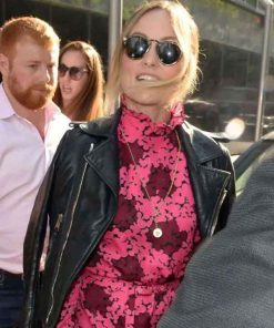 Shop Olivia Wilde NYC Black Leather Jacket