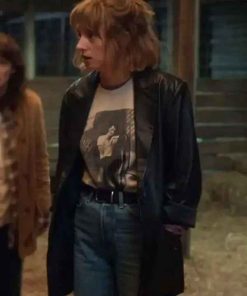 Shop Robin Buckley Stranger Things S05 Leather Coat