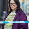 Shop Ruth Jones Run Away Purple Hooded Jacket