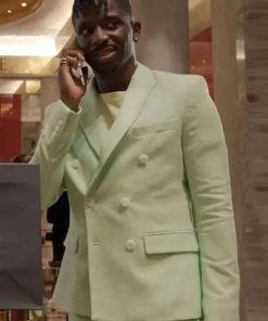 Shop Samuel Arnold Emily in Paris Green Blazer