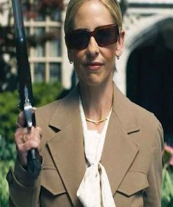 Buy Sarah Michelle Gellar Ready or Not 2 Here I Come Brown Blazer