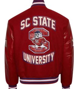 Buy South Carolina State University Red Varsity Jacket
