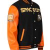 Buy Unisex Space City Houston Astros Blue and Orange Varsity Jacket
