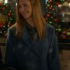 Shop Tara Yelland We Met in December 2025 Blue Wool Coat