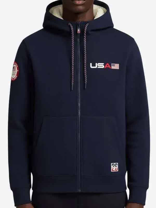 Buy Team USA Winter Olympics Blue Hoodie