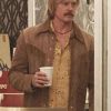 Shop The Adventures of Cliff Booth Brad Pitt Brown Jacket