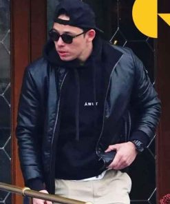 Shop Anthony Ramos The Beauty Black Leather Jacket