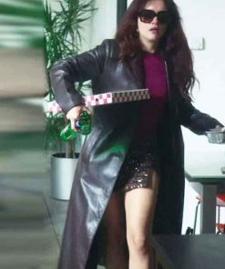 Shop The Girlfriend Olivia Cooke Leather Coat