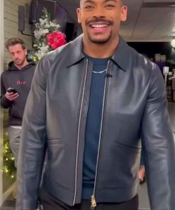 Shop Aaron Pierre The Jennifer Hudson Show Blue Jacket