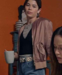 Shop The Rookie Tamara Colins Satin Bomber Jacket