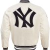 Shop New York Yankees White Starter Jacket