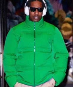 Shop A$AP Rocky AWGE 2026 NYC Rally Short Down Jacket