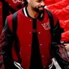 Shop AC Milan x Off-White Ruben Loftus-Cheek Varsity Jacket