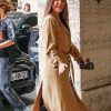 Buy Alice Monroe Vanished Kaley Cuoco Brown Wool Trench Coat