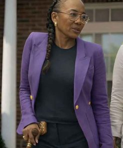 Buy Sonja Sohn Will Trent Amanda Wagner Purple Blazer