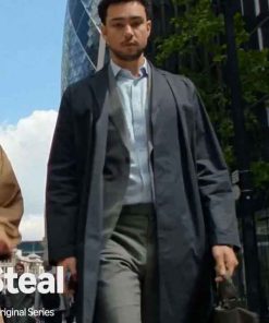 Buy Archie Madekwe Steal Black Trench Coat