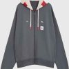 Shop Arsenal x A-COLD-WALL Match Day Grey Zipper Hoodie