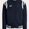 Buy Australian Open Tennis Tournament 2025 Blue Varsity Bomber Jacket