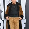 Shop Baz Luhrmann Marty Supreme Movie Premiere Suede Coat