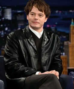 Shop Charlie Heaton The Tonight Show S13 Black Blazer