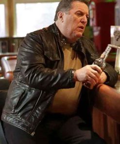 Shop Arthur TV Series Chicago Fire Mike Starr Black Leather Jacket