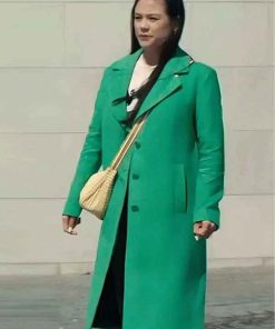 Shop Clara Lioe Run Away 2026 Green Coat