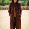 Buy Claudia Winkleman The Celebrity Traitors Brown Wool Coat