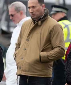 Buy Jack Hodgson Silent Witness David Caves Brown Cotton Fur Jacket