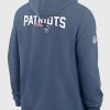 Shop Drake Maye New England Patriots Blue Hoodie