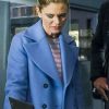 Buy Emilia Fox Silent Witness S21 Blue Wool Coat